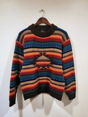 Vintage Woolrich Southwestern Knit Wool Sweater